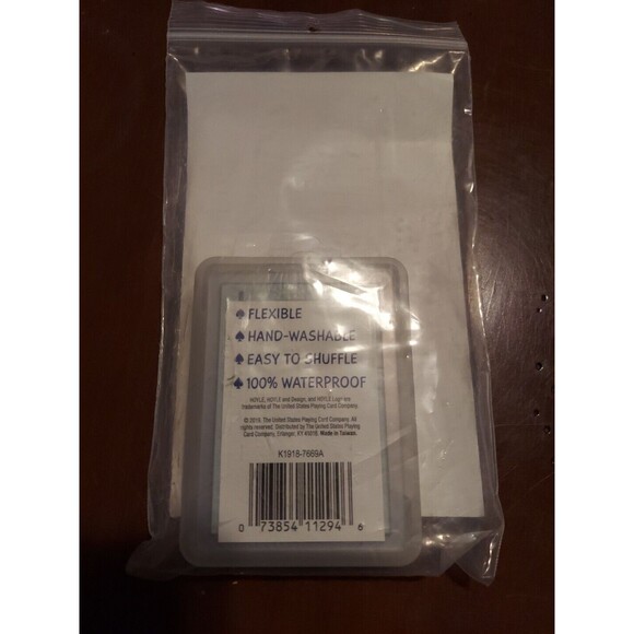 Pool Waterproof Playing Cards | Summer Game| Clear, 1 Deck New Unopened Suite - Picture 4 of 6